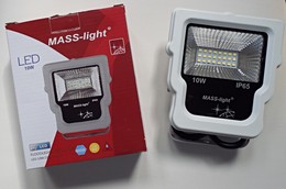 MASS-Light LED Reflektor LMFL-PA-10W White 24 LED (900LM, 6000K)