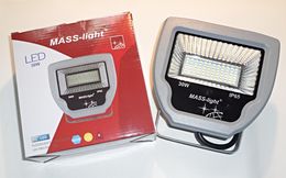 MASS-Light LED Reflektor LMFL-PA-30W Grey 72 LED (2700LM, 6000K)