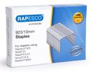 Rapesco 923/10mm verzinkte Heftklammern - 1.000 Stück
