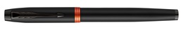 PARKER IM Vibrant Rings Orange PVD Füllfederhalter (M-blau)
