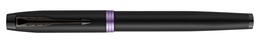 PARKER IM Vibrant Rings Purple PVD Füllfederhalter (M-blau)