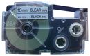 CASIO XR-18X1 18mm schwarz auf transparent, 8 Meter