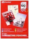 FUJIPLA Folien für Visitenkarten 100er Paket, 125mic