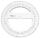 LINEX 710 Vollkreis-Winkelmesser 360° mit 1° Teilung, 10 cm.