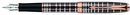 PARKER S1859481 Füllfederhalter SONNET BROWN RUBBER LACQUER P.G.C. (M, schwarz)