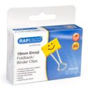 Rapesco 1351 19mm Emoji Foldback Befestigungsclips (gelb) - 20 Klammern