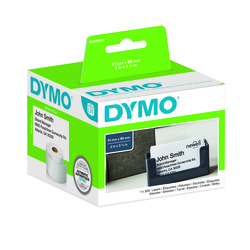 DYMO LabelWriter Terminvereinbarung / Namensschild, 1 Rolle à 300 Etiketten, weiss / nicht klebend