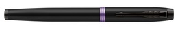PARKER IM Vibrant Rings Purple PVD Rollerball (F-schwarz)