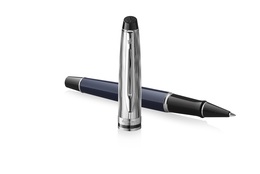 WATERMAN 2166429 Rollerball L’Essence Expert DeLuxe C.C. Deep Blue Lacquer (F-Schwarz)