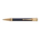 PARKER Kugelschreiber DUOFOLD Prestige Blue Chevron G.C. (M, schwarz)