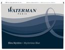 WATERMAN S0110910 Tintenpatronen Standard Schachtel à 8 Patronen (blauschwarz)