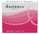 WATERMAN S0110960 Tintenpatronen International Schachtel à 6 Patronen (rosa)